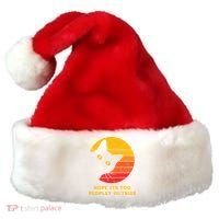 Retro Nope Its Too Peopley Outside Shy Cat Lovers Santa Hat thumb 0