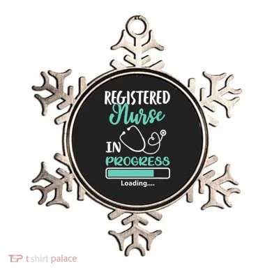 Registered Nurse In Progress Loading Training Student Ornament