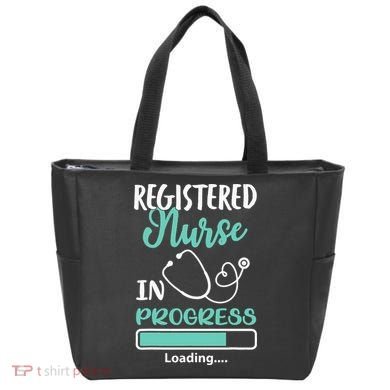 Registered Nurse In Progress Loading Training Student Tote Bag