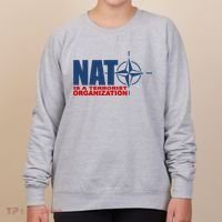Revblacknetwork Nato Is A Terrorist Organization Women's Sweatshirt thumb 0
