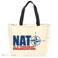 Revblacknetwork Nato Is A Terrorist Organization Tote Bag thumb 0