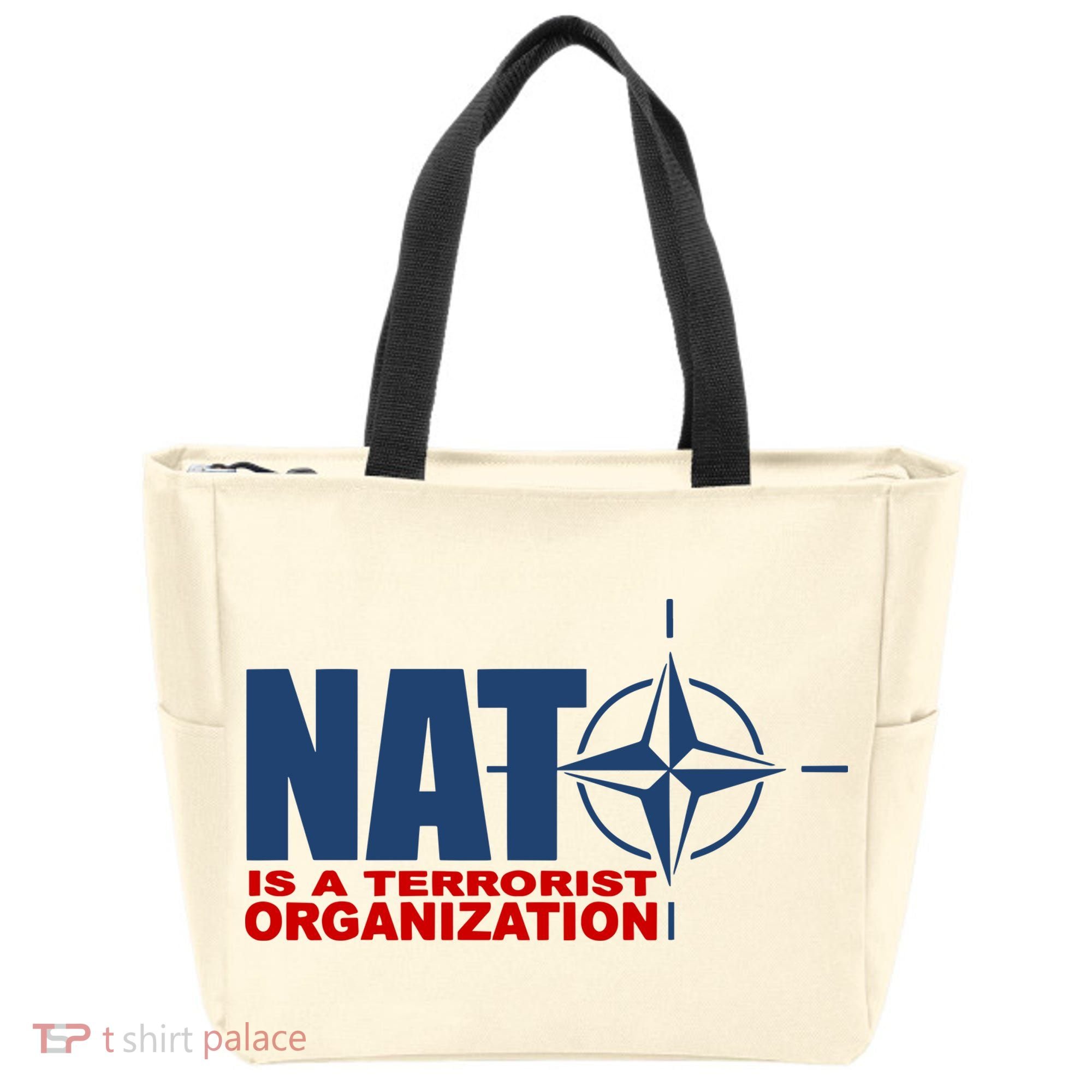 Revblacknetwork Nato Is A Terrorist Organization Tote Bag