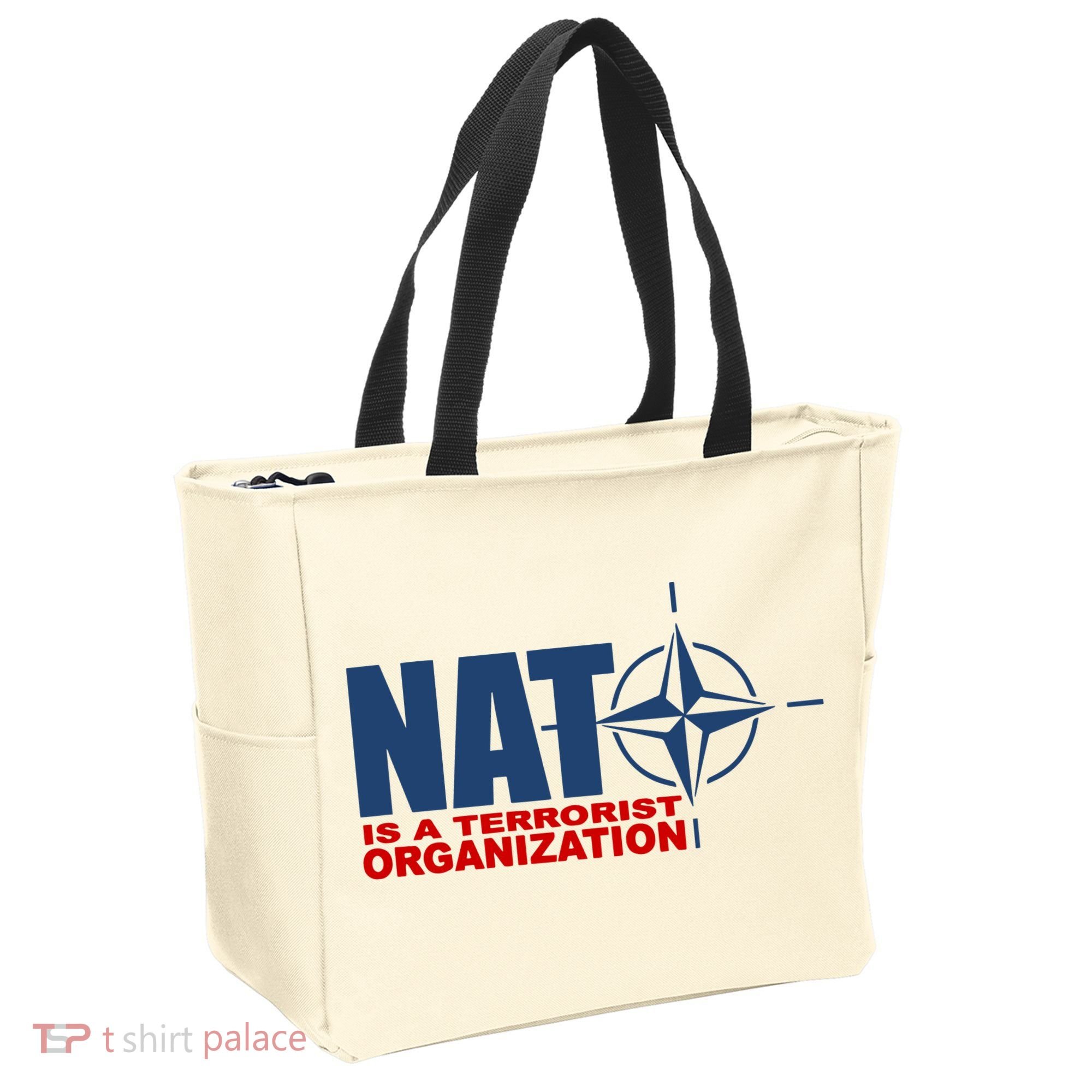 Revblacknetwork Nato Is A Terrorist Organization Tote Bag
