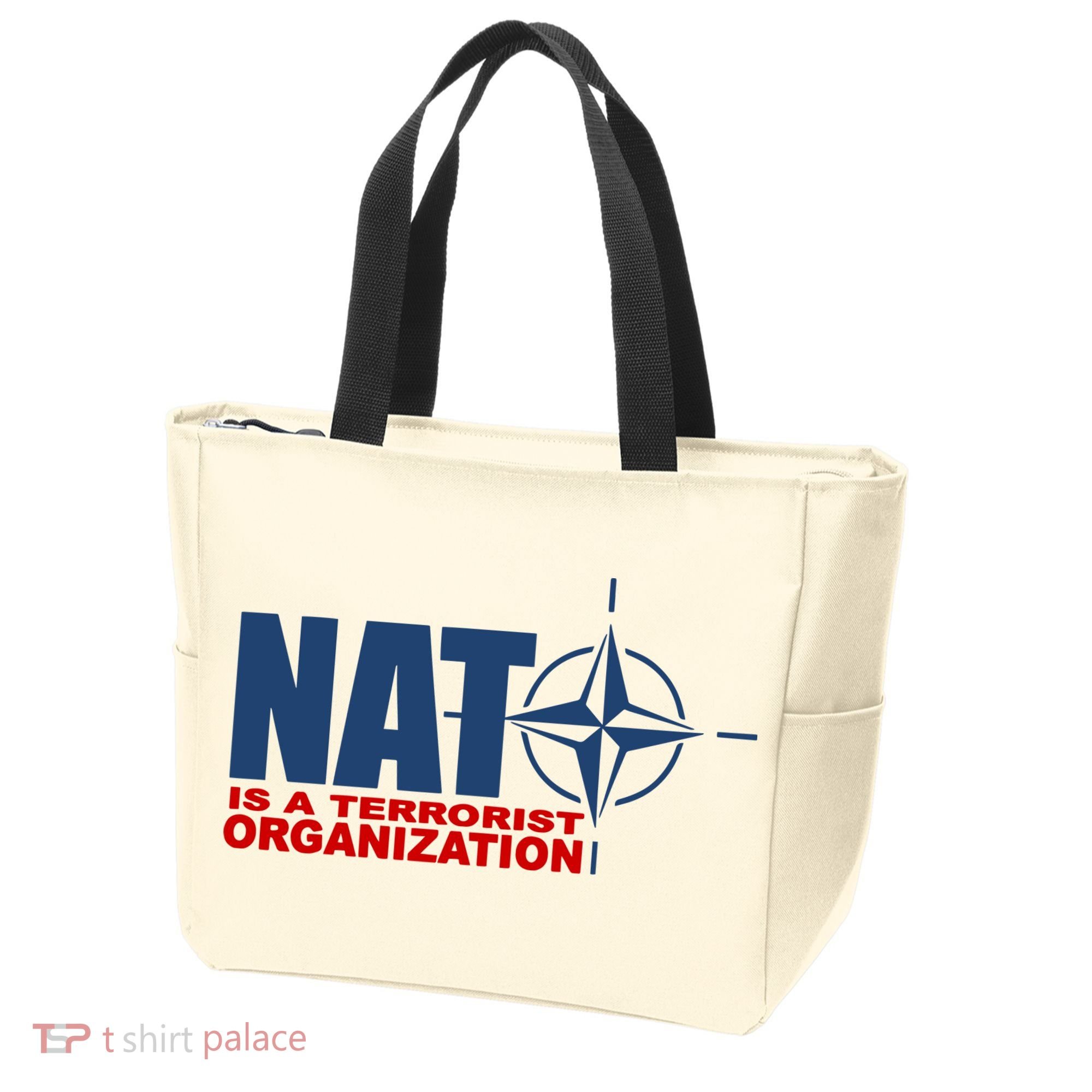 Revblacknetwork Nato Is A Terrorist Organization Tote Bag