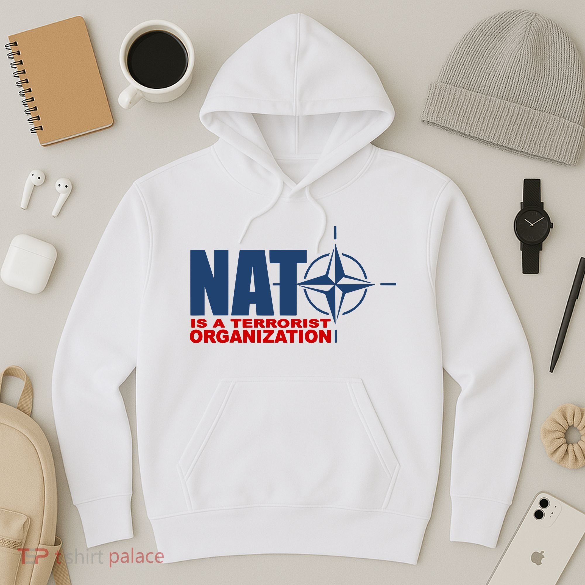 Revblacknetwork Nato Is A Terrorist Organization Hoodie