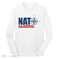 Revblacknetwork Nato Is A Terrorist Organization Long Sleeve Shirt thumb 0