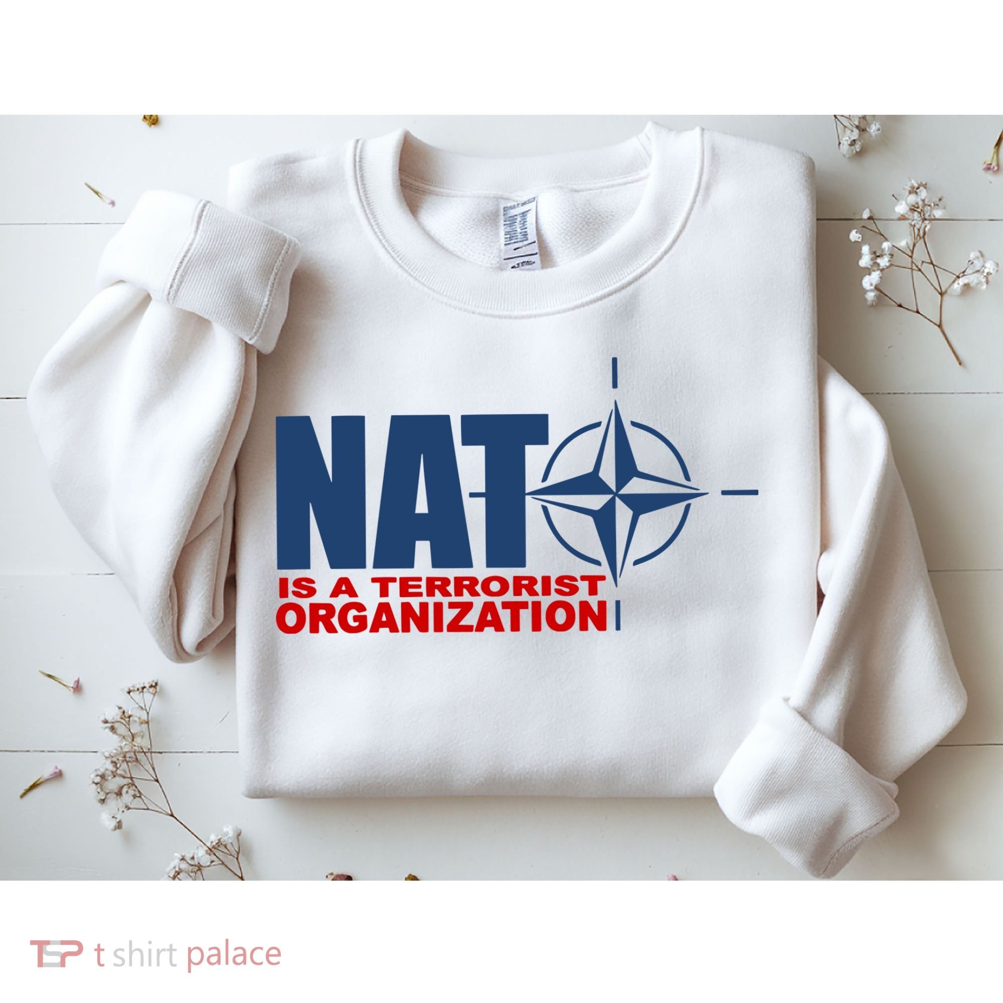 Revblacknetwork Nato Is A Terrorist Organization Sweatshirt