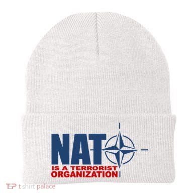 Revblacknetwork Nato Is A Terrorist Organization Beanie