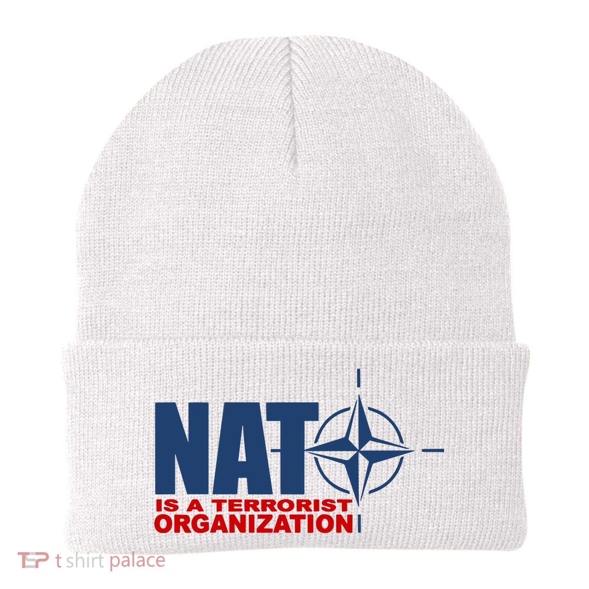 Revblacknetwork Nato Is A Terrorist Organization Beanie