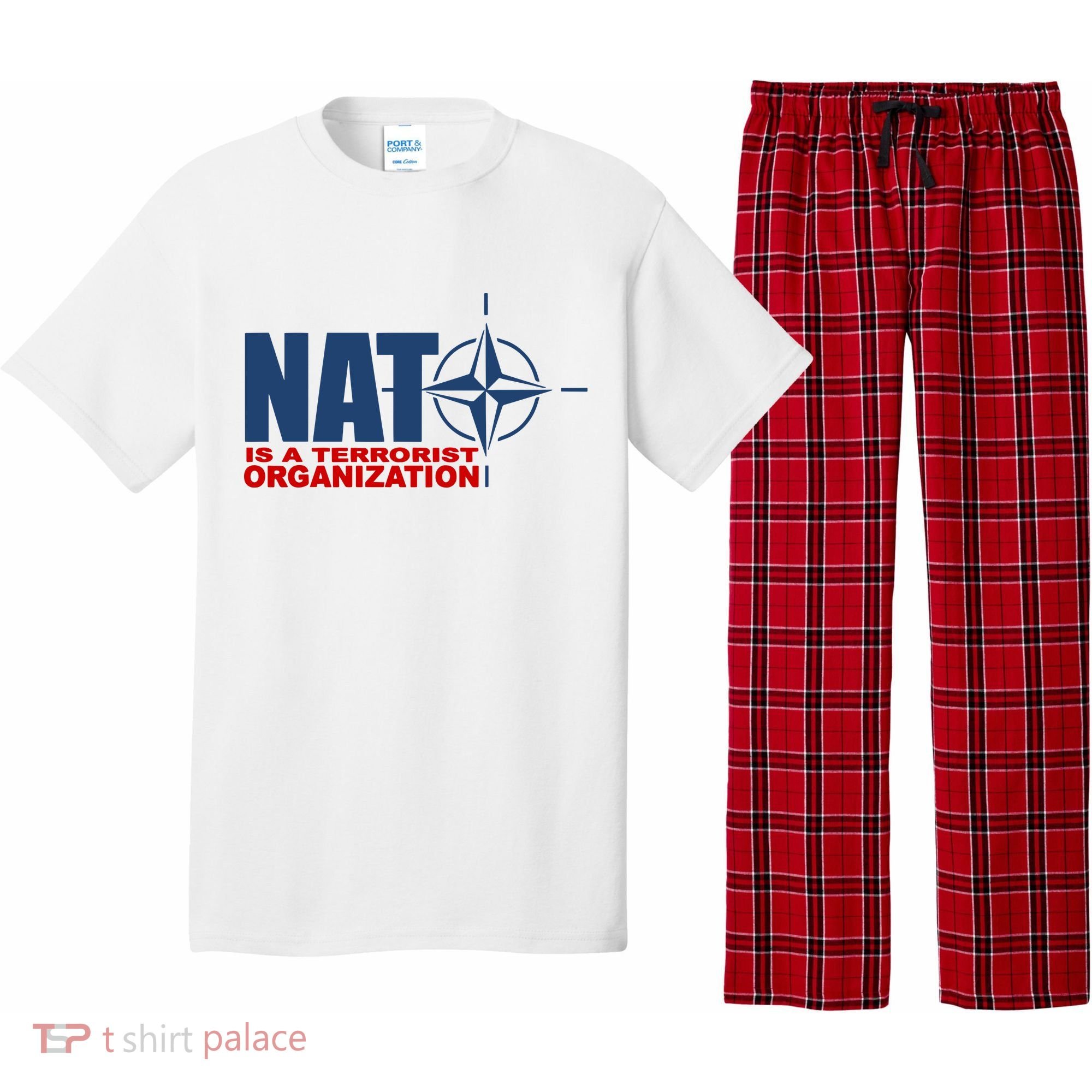 Revblacknetwork Nato Is A Terrorist Organization Pajama Set
