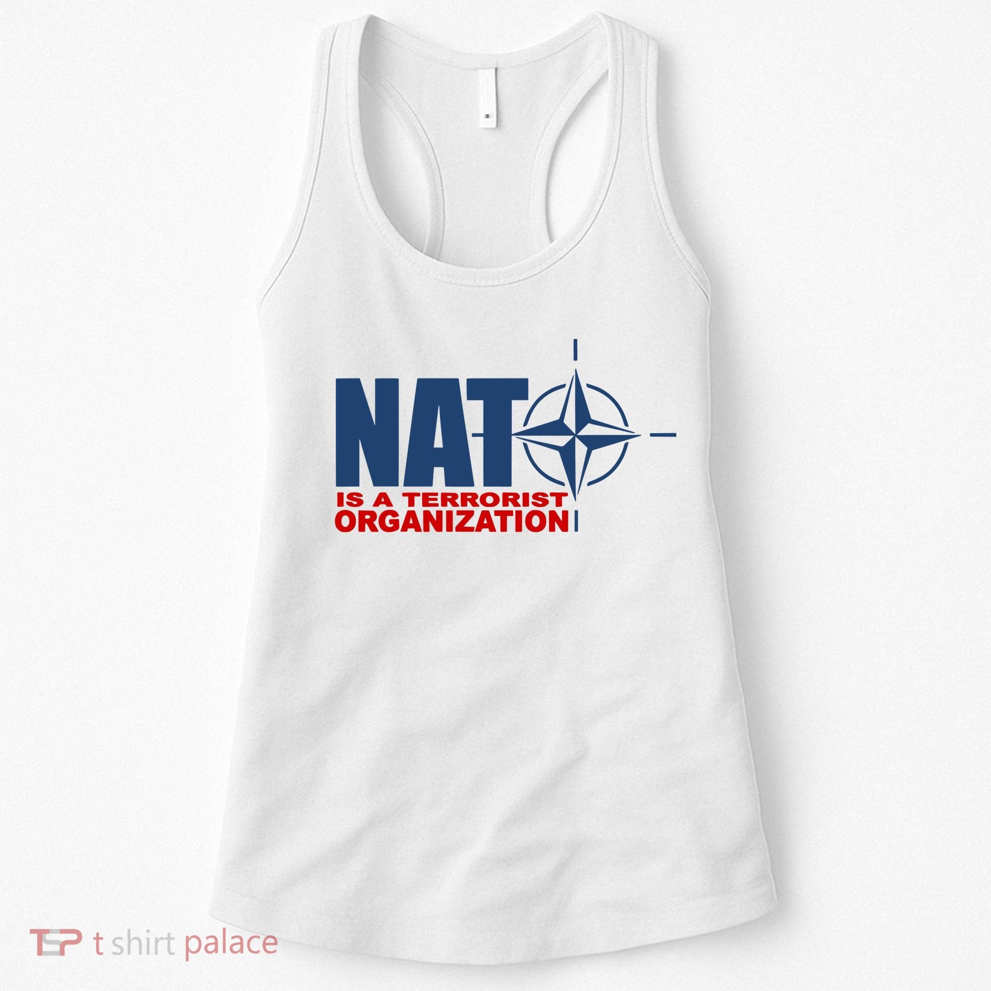 Revblacknetwork Nato Is A Terrorist Organization Women's Tank Top