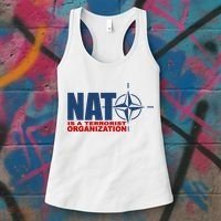 Revblacknetwork Nato Is A Terrorist Organization Women's Tank Top thumb 3