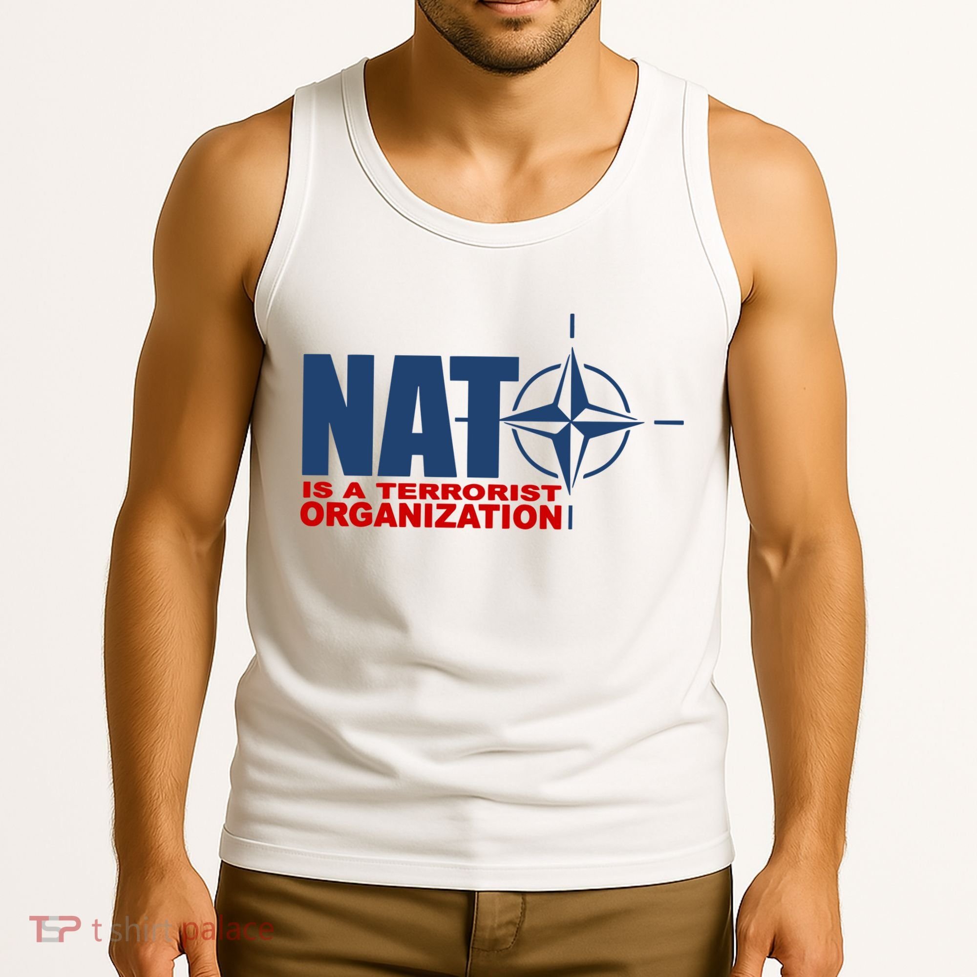 Revblacknetwork Nato Is A Terrorist Organization Tank Top