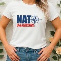 Revblacknetwork Nato Is A Terrorist Organization Women's T-Shirt thumb 2