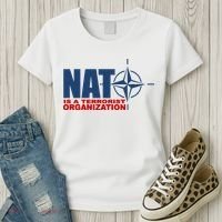 Revblacknetwork Nato Is A Terrorist Organization Women's T-Shirt thumb 3