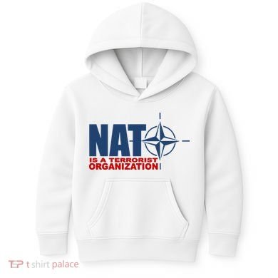 Revblacknetwork Nato Is A Terrorist Organization Kids Hoodie