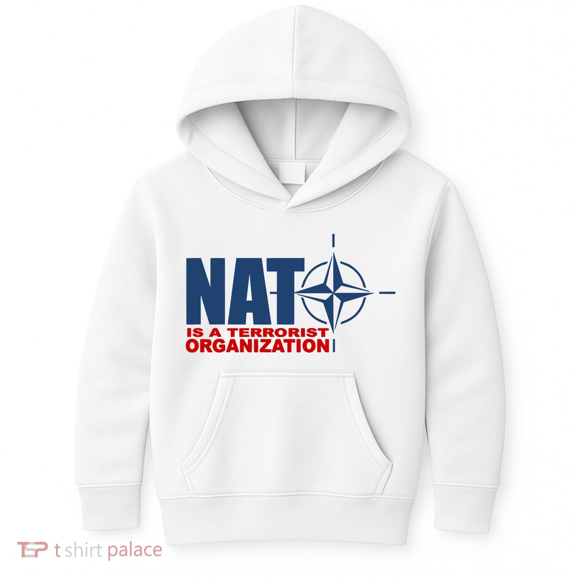 Revblacknetwork Nato Is A Terrorist Organization Kids Hoodie