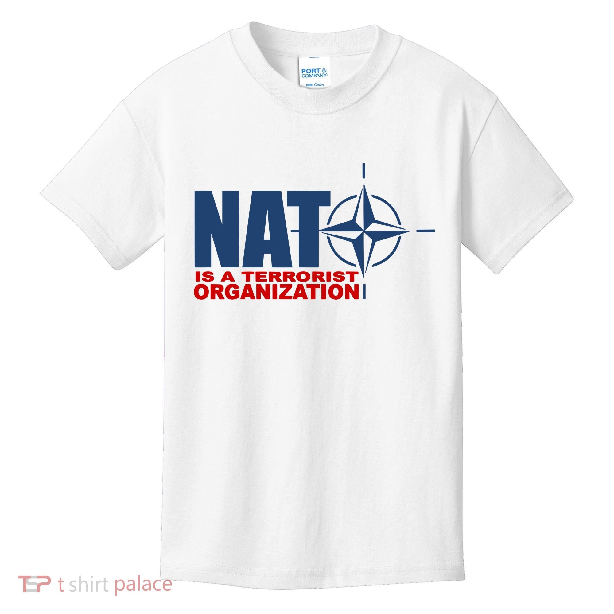 Revblacknetwork Nato Is A Terrorist Organization Kids T-Shirt