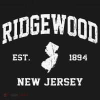 Ridgewood New Jersey NJ Vintage State Athletic Style T-Shirt thumb 7
