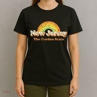 Retro New Jersey Vintage 70s Nj Rainbow T-Shirt thumb 4
