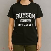 Rumson New Jersey Nj Vintage Established Sports T-Shirt thumb 4