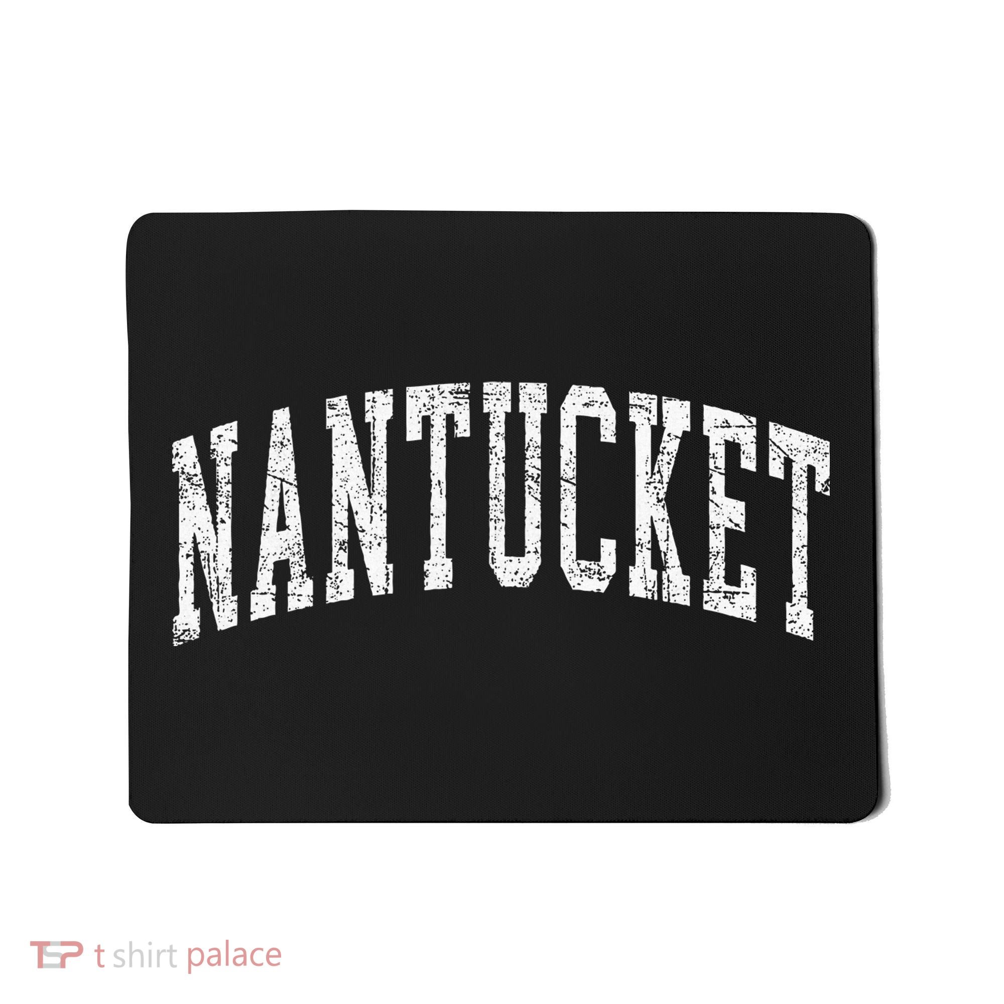 Retro Nantucket Massachusetts Beach Vacation Souvenir Mousepad