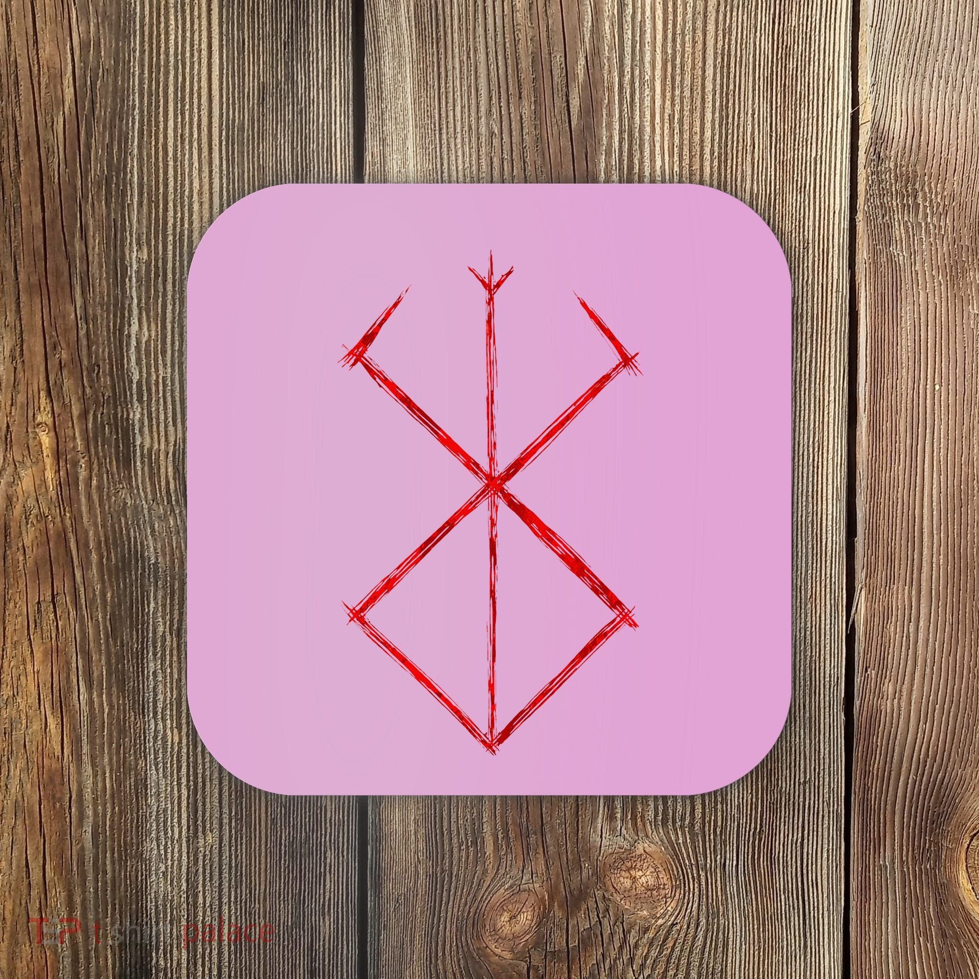 Rune Norse Mythology Warrior Symbol Berserker Coaster