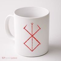 Rune Norse Mythology Warrior Symbol Berserker Coffee Mug thumb 0