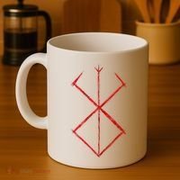 Rune Norse Mythology Warrior Symbol Berserker Coffee Mug thumb 4