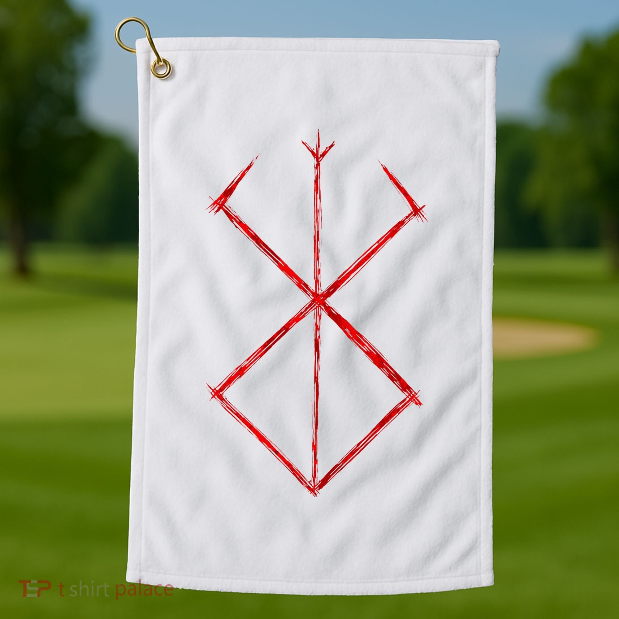 Rune Norse Mythology Warrior Symbol Berserker Golf Towel