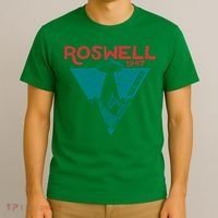 Roswell New Mexico 1947 Ufo Beam Flying Saucer Abduction T-Shirt thumb 3