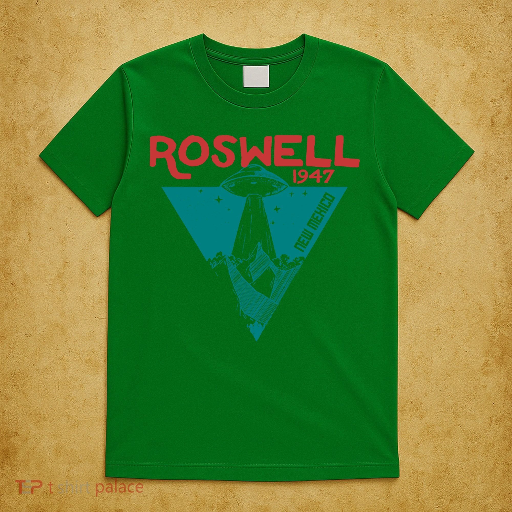 Roswell New Mexico 1947 Ufo Beam Flying Saucer Abduction T-Shirt
