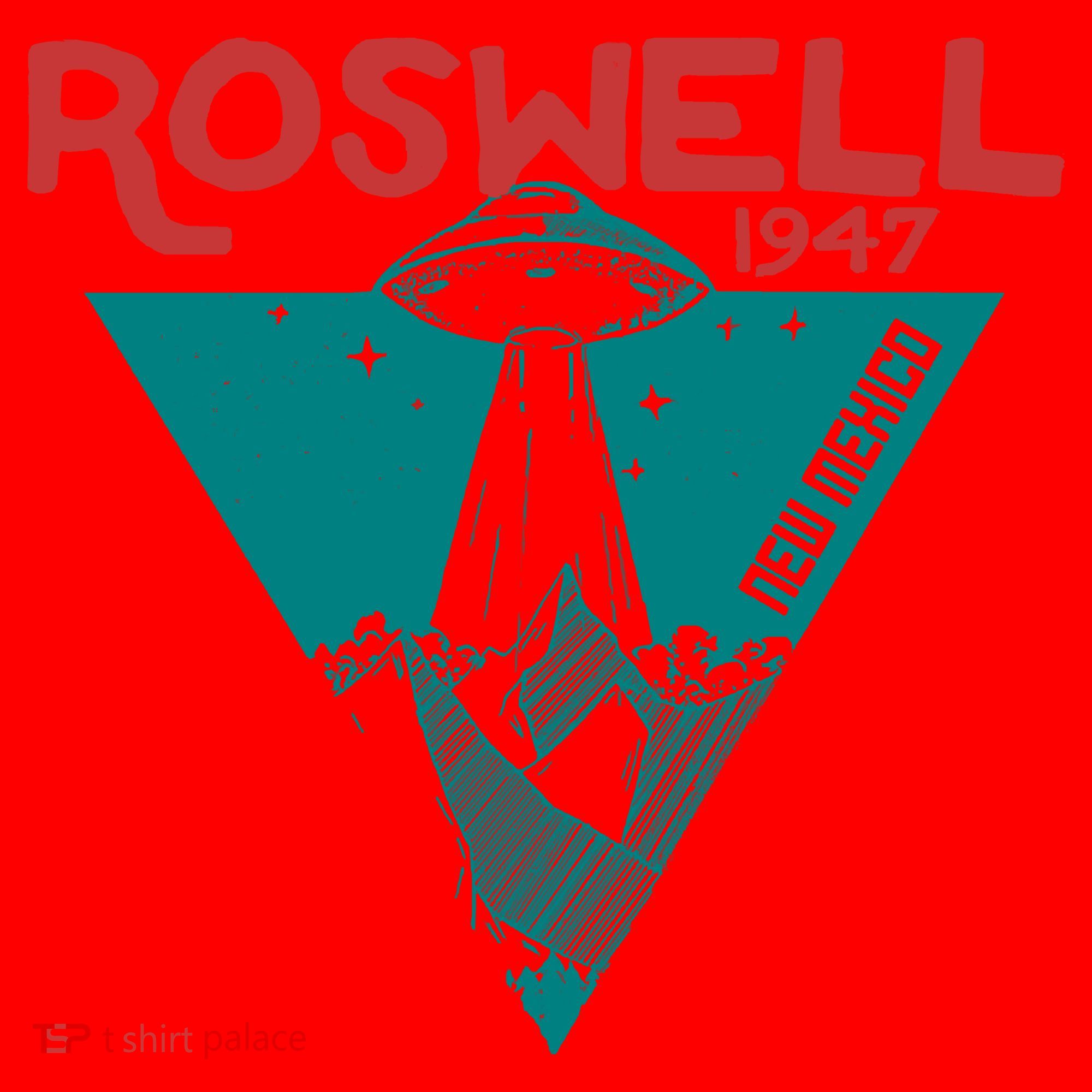 Roswell New Mexico 1947 Ufo Beam Flying Saucer Abduction Santa Hat