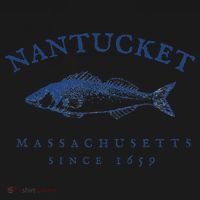 Retro Nantucket Massachusetts Fishing Women's Tank Top thumb 5
