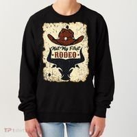retro not my first rodeo  rodeo western country cowboy  Women's Sweatshirt thumb 0
