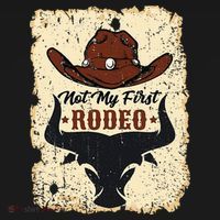 retro not my first rodeo  rodeo western country cowboy  Women's Tank Top thumb 5