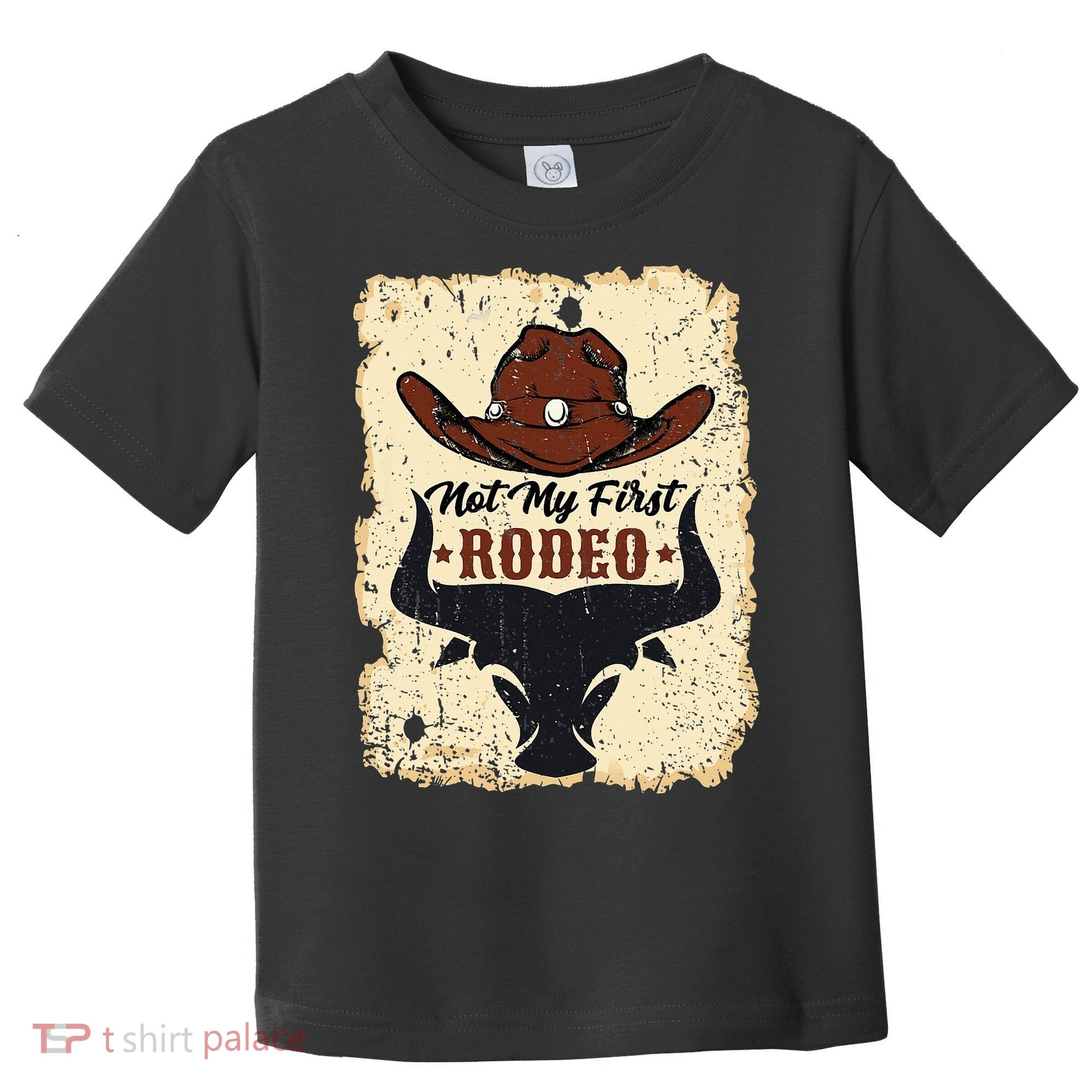 retro not my first rodeo  rodeo western country cowboy  Toddler T-Shirt