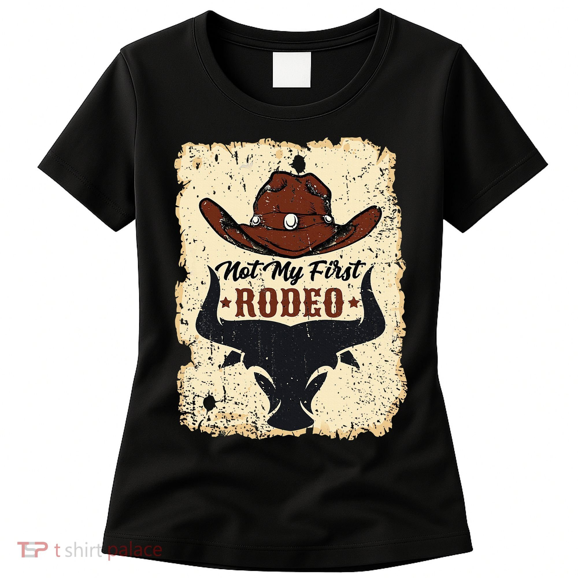 retro not my first rodeo  rodeo western country cowboy  Women's T-Shirt