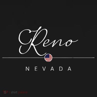 Reno Nevada NV On Reno Flat Bill Trucker Hat