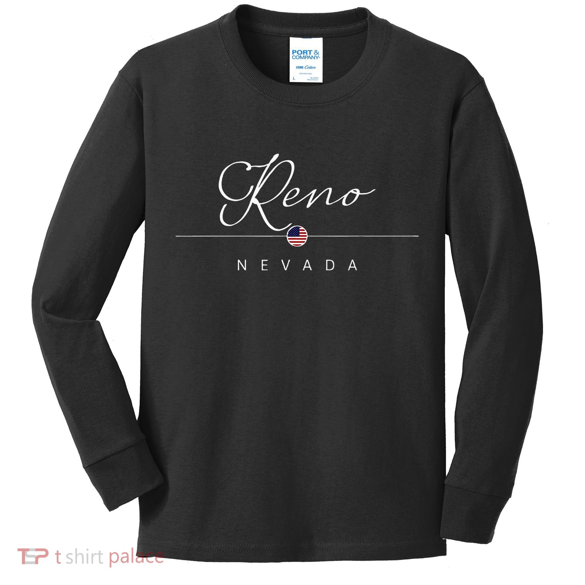 Reno Nevada NV On Reno Kids Long Sleeve Shirt