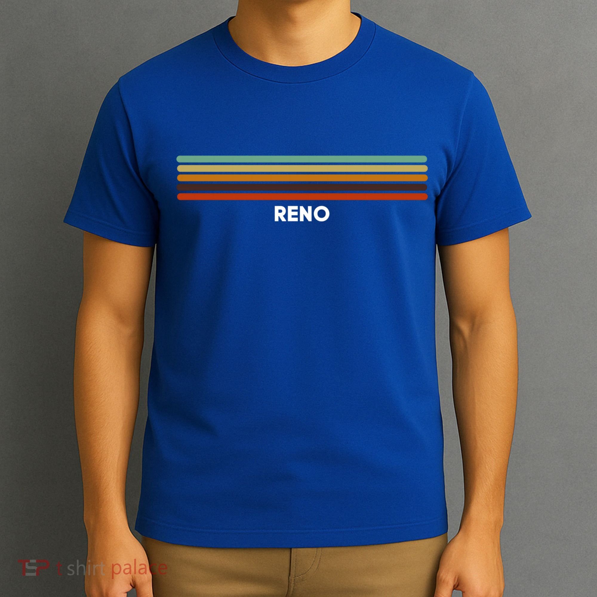 Reno Nevada Nv Us Cities Of America Retro Gift T-Shirt