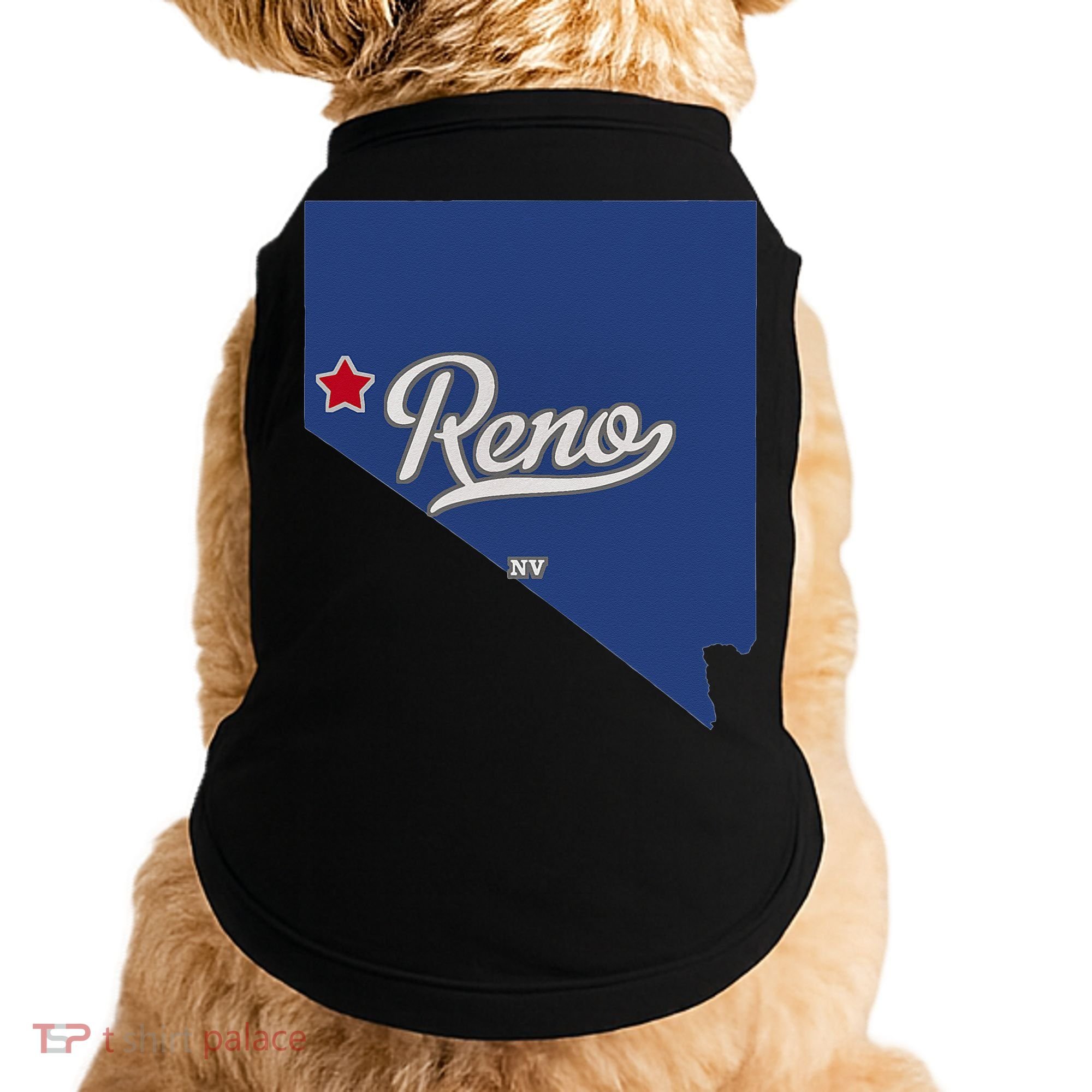 Reno Nevada NV Map Doggie Tank