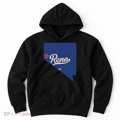 Reno Nevada NV Map Hoodie