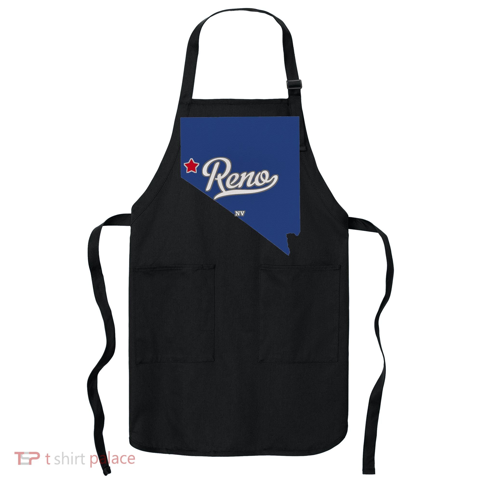 Reno Nevada NV Map Apron