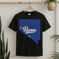 Reno Nevada NV Map T-Shirt thumb 2