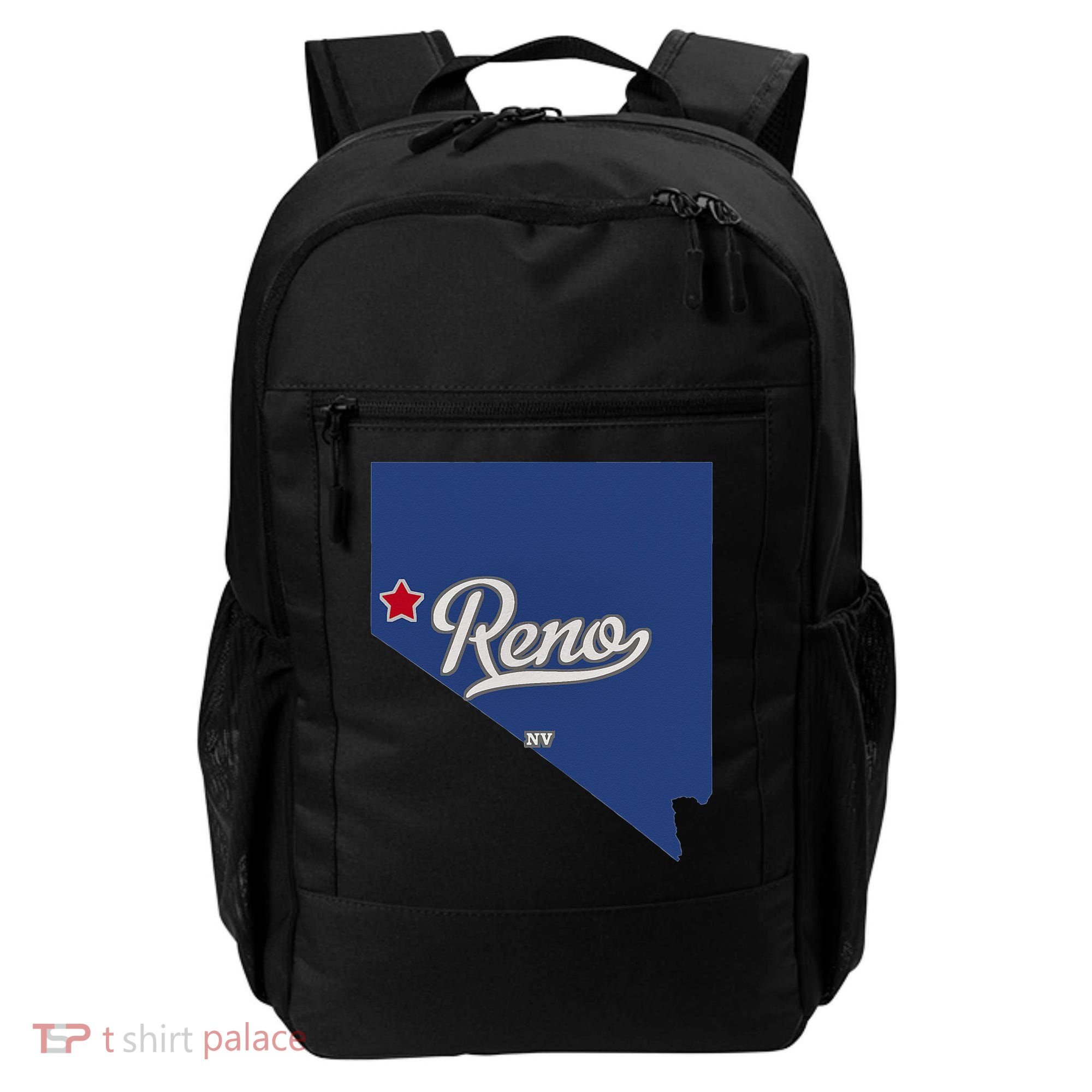 Reno Nevada NV Map Backpack