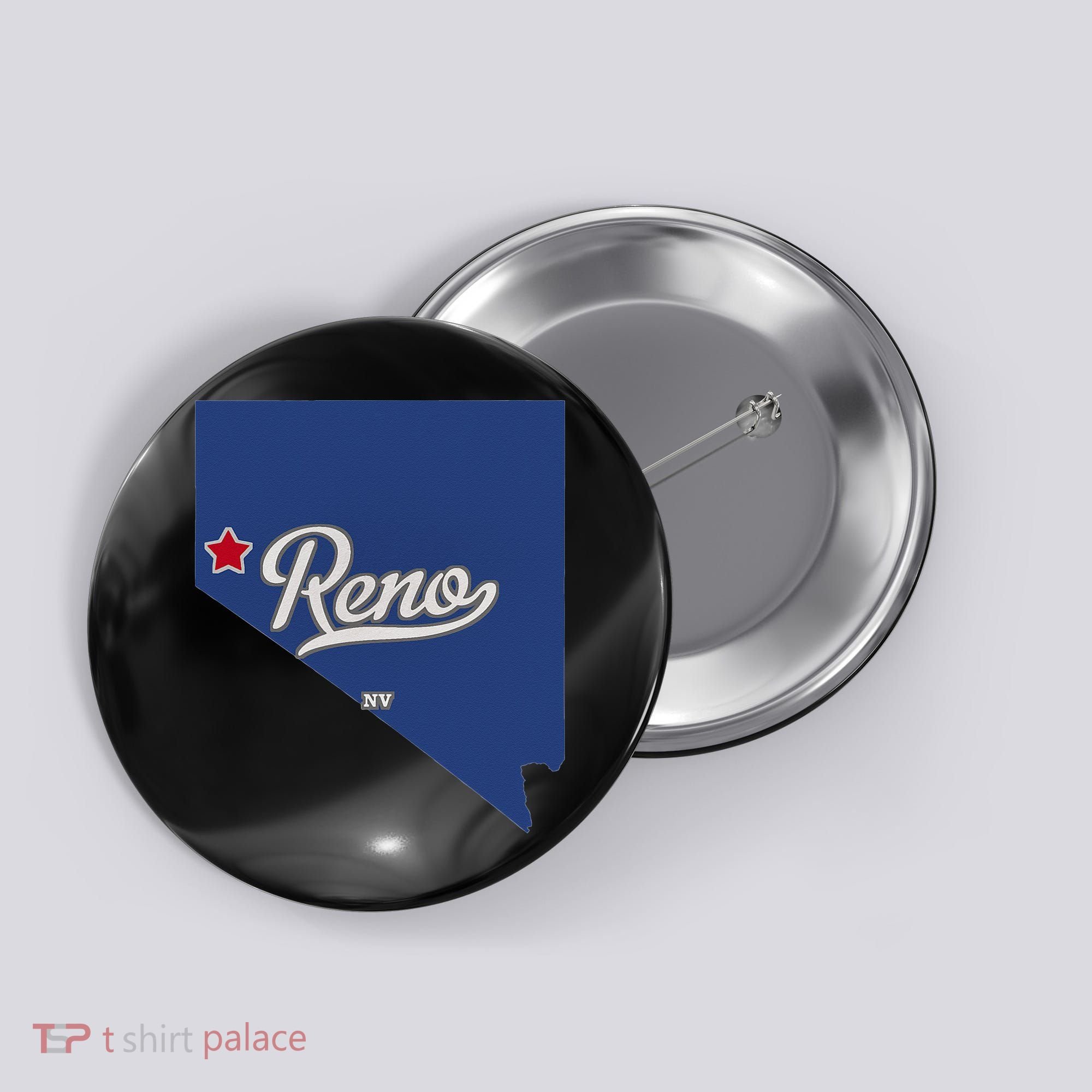 Reno Nevada NV Map Button