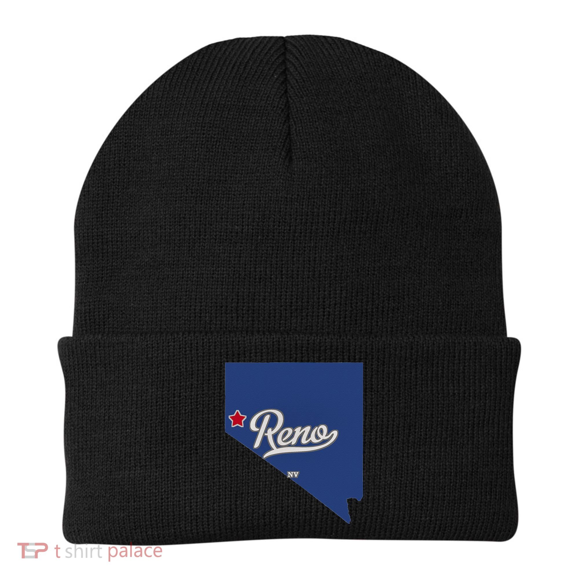 Reno Nevada NV Map Beanie
