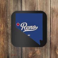 Reno Nevada NV Map Coaster thumb 0