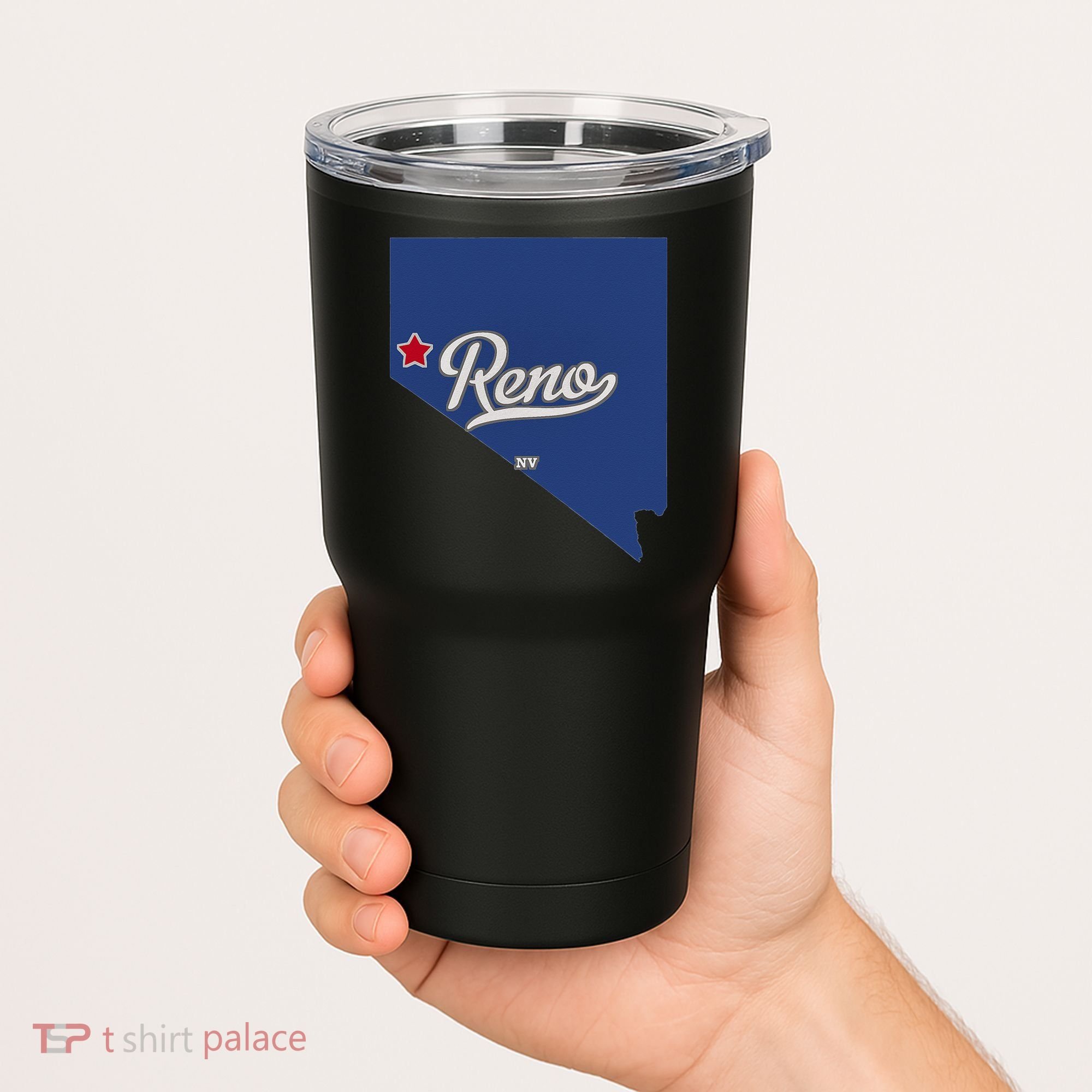 Reno Nevada NV Map Tumbler